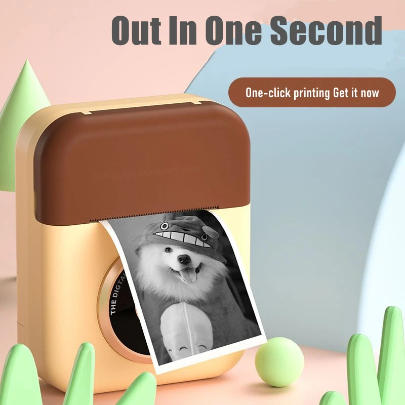 

HD 1080P Video Photo Camera Toys Cute Cow Kids Camera Instant Print Camera for Children Birthday Christmas Children's day Gift