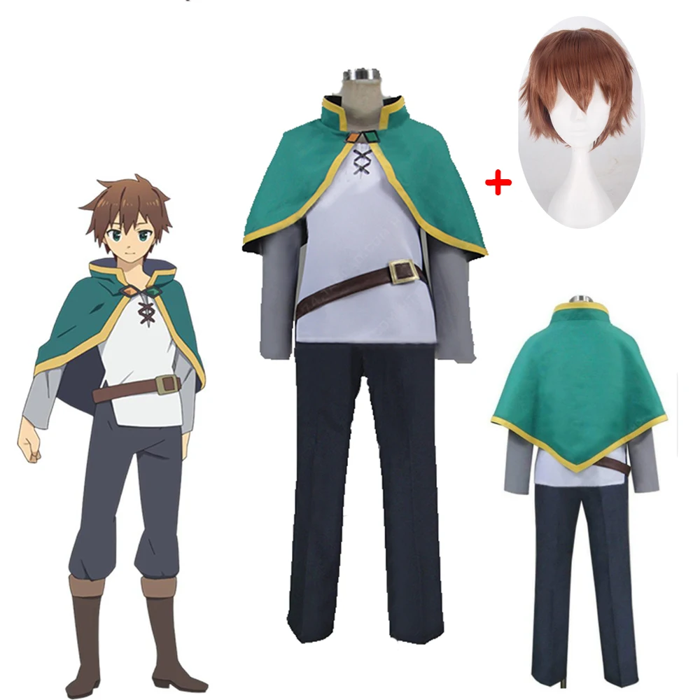 Kono-Subarashii-Sekai-Ni-Shukufuku-O-Sato-et-cheval-Konosuba-et-cheval-Cosplay-Kostuum-Groen-ensemble