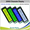 English / Japanese / Russian / European 202 20X2 2002 Character LCD Module Display Screen LCM LCD with LED Backlight ► Photo 1/5