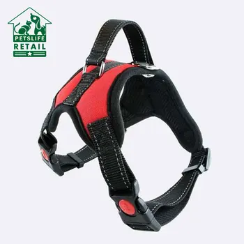 

Dog Pet Collor Harness Adjustable Padded Harnesses Vest Small Medium Large Dogs Supplies Walk Out Hand Strap Reflective Wire