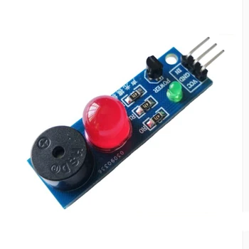 

4pcs ST011 audible and visual alarm module / sound and light signalling device / single chip computer / electronic module / LED