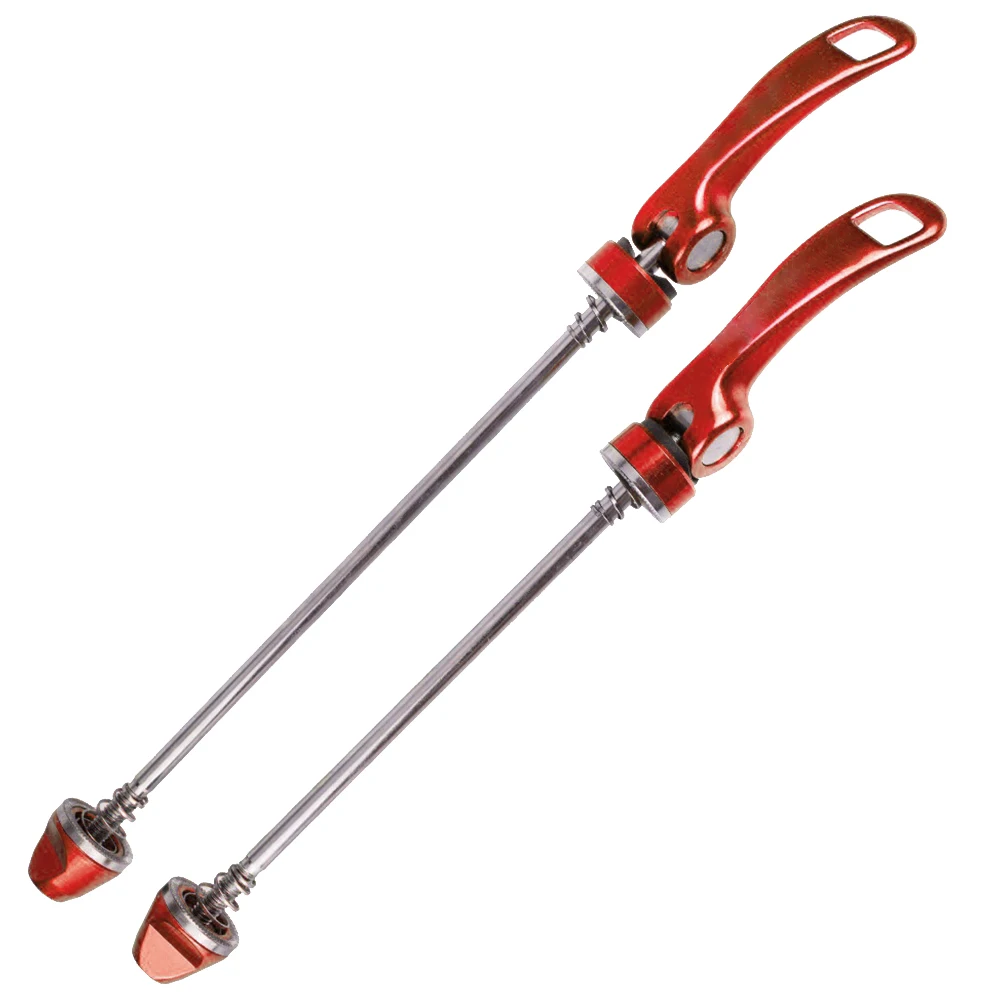 

2 Pcs Aluminum Alloy Nuts Repair Durable Tools Cycling Bike Screw Lever Clip Quick Release Accessories Parts Bicycle Skewer