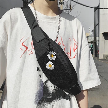 

Fashion Brand Daisy Chest Bag Female Ins 2020 HOT Small Waist Bag Street Trend bag's Bag Bag Shoulder Messenger Bag Girl Bag