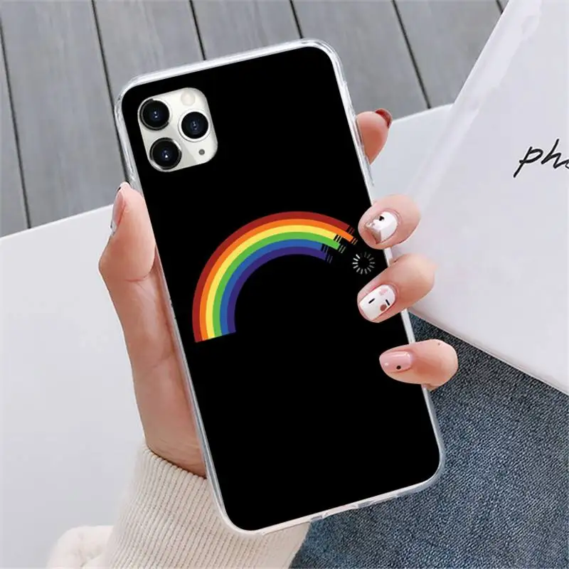 iphone 8 plus waterproof case LGBT Lesbian pansexual bisexual Gay Rainbow Phone Case For iphone 12 5 5s 5c se 6 6s 7 8 plus x xs xr 11 pro max mini iphone 8 plus wallet case