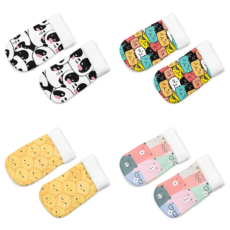 3D Mini Animal Summer Female Socks Cute Cartoon Cat Dog Girls Pure Cotton Low Ankle Socks High Quality Fuzzy Short Socks For Men