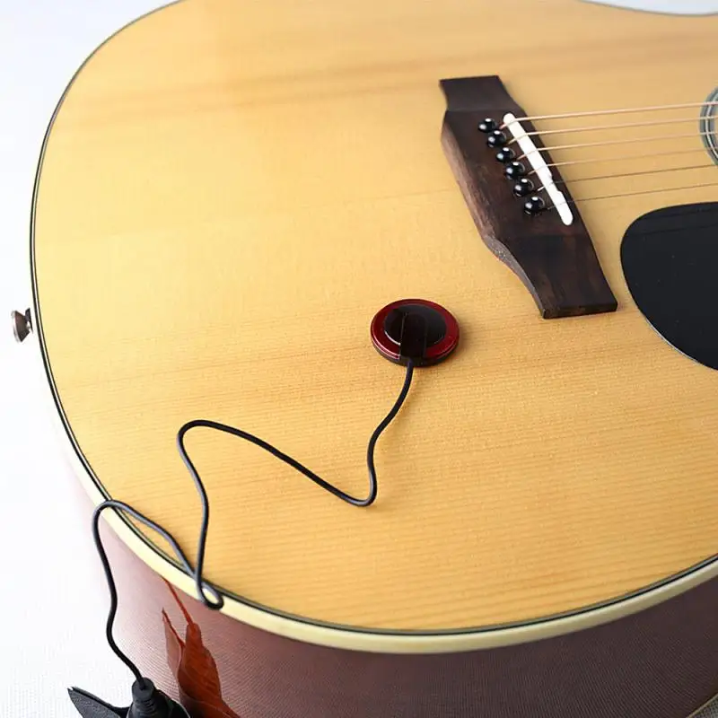 1pcs Guitar Pickup Professional Piezo Contact Microphone For Violin Banjo Mandolin Ukulel Accessories | Спорт и развлечения
