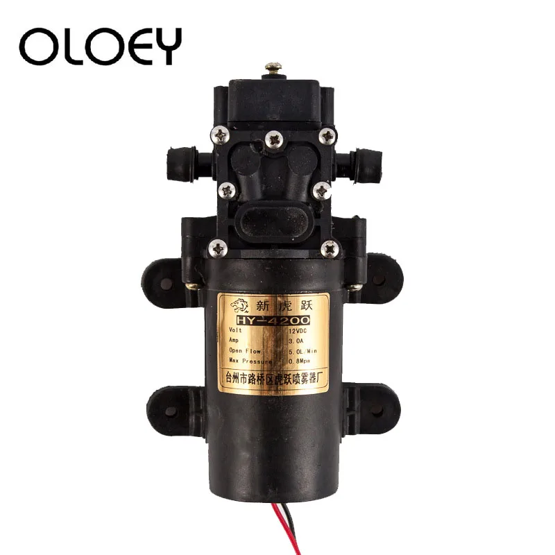 Высокое качество DC 12V 5L/мин сельскохозяйственный Электрический водяной насос