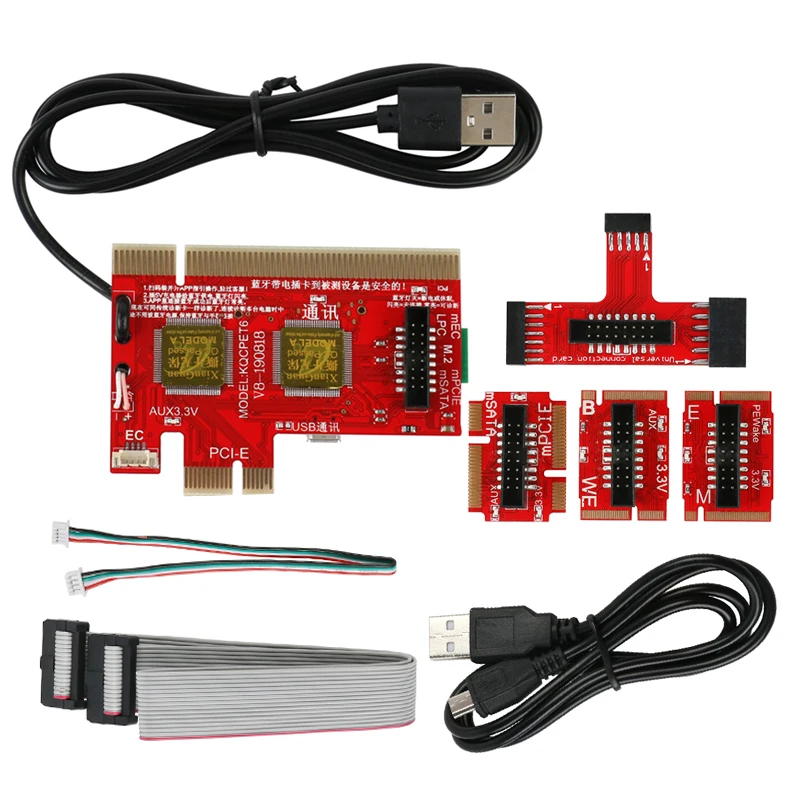 2019 Новый диагностический тестер материнской Платы PCI E miniPCI LPC анализатор тестовые