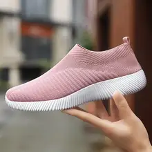 Women Outdoor Mesh Shoes Lace Up Comfortable Soles Solid Color Walking Sports shoes