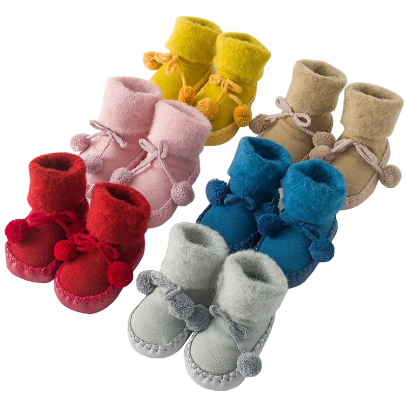 New baby floor toddler socks thick warm non-slip boys and girls baby foot socks