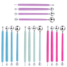

RORGETO 4PCS Stylus Sticks Ball Stylus Polymer Pottery Tools Kit Carving Sculpture Ceramic Sculpting Handmade Tools Clay Tools