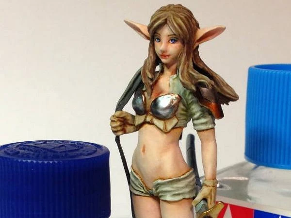 Набор фигурок из смолы 1/20 Женский Elf неокрашенный набор моделей для