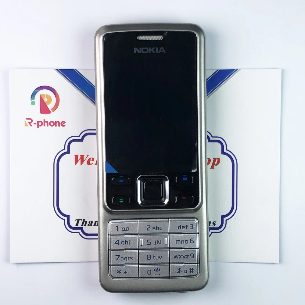 Оригинальный мобильный телефон Nokia 6300 разблокированный черный сотовый и русская