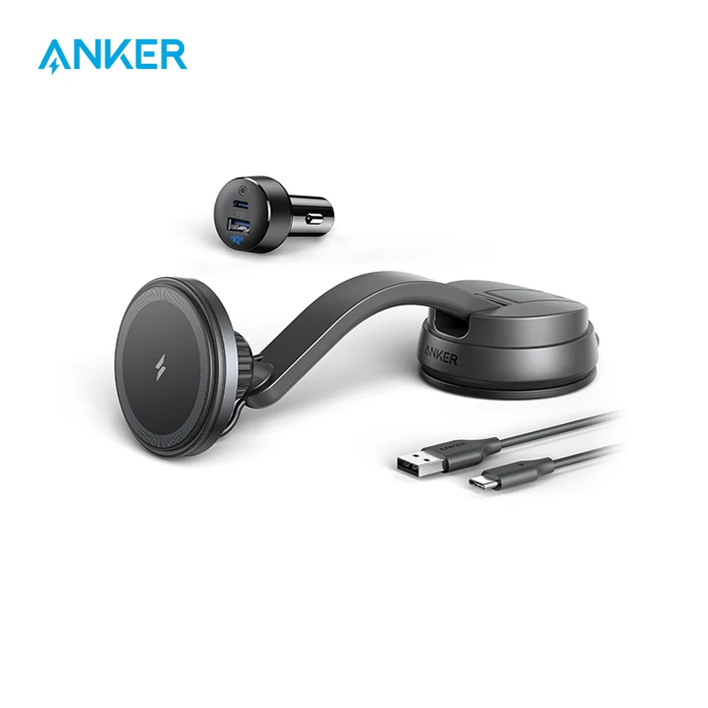 Anker 613 магнитное беспроводное автомобильное зарядное устройство (MagGo) быстрая