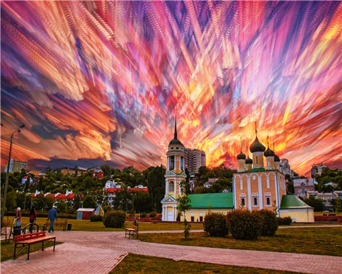 RA3066 Безрамное DIY картина по номерам городской пейзаж акрил Холст Картина современного искусства домашний декор для Гостиная 40x50 см - Цвет: RA3066