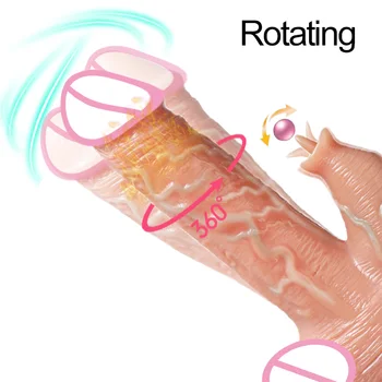 Sexy Toys Vibrators for Women Clitoris Powerful Thrusting Dildo Realistic Penis Vibrator Female Heating Dildos Erotic Sex Toys 2