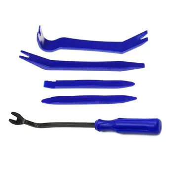 

5Pcs/set Car Panel Dash Removal Tools Automobile Nail Puller Radio Audio Clip