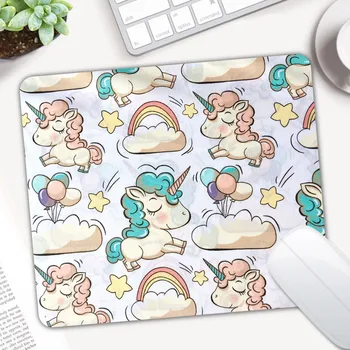 

Cute Unicorn Printed Laptop Gaming Optical Mice Mat Desk Keyboard Game Mouse Pad Computer Gamer Mousepad Child Gift