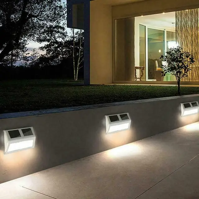 High Quality Solar Power 2led Outdoor Wasserdicht Garten Pathway Treppen Lampe Licht Energie Sparende Led Solar Wand Lampe Home Automation Modules Aliexpress