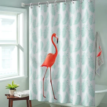 

Nordic Shower Curtain Shower Room Block Water Curtain Bathroom Toilet Dry and Wet Separate Waterproof Cloth Shower Curtain