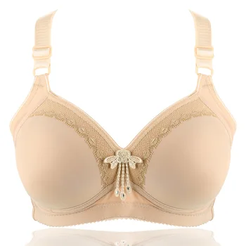 

Bras for Women's bra plus big large size Super Push up bralette lace intimates Sexy Soft Solid lingerie Undrwear underwire
