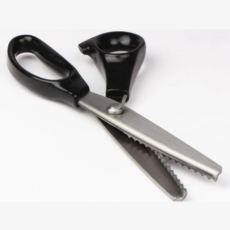 3/5/7mm Zigzag Sewing Scissors Wave Professional Dressmaking Pinking Shears DIY Lace Fabric Leather Trimming Beautiful | Дом и сад