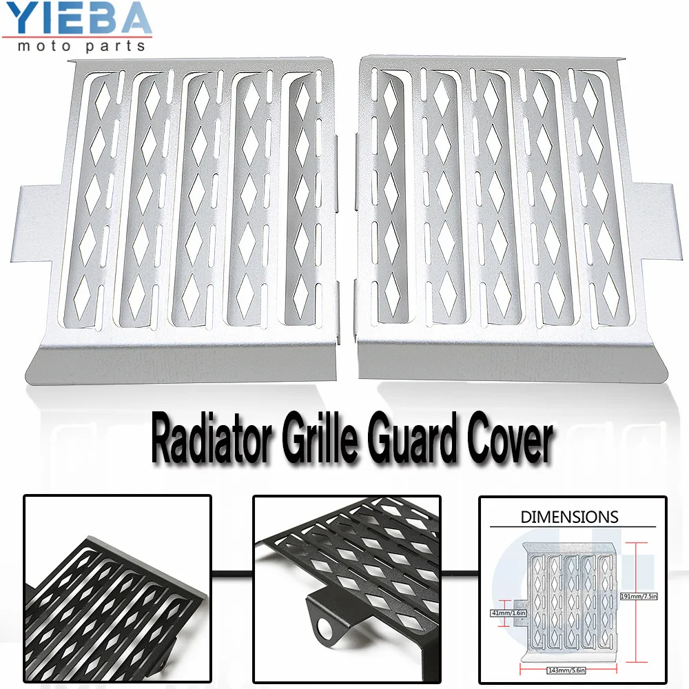 

CNC Motorcycle Accessories Motorbike Radiator Grille Guard Cover Protector moto parts For BMW F650GS F 650 GS Single-all years