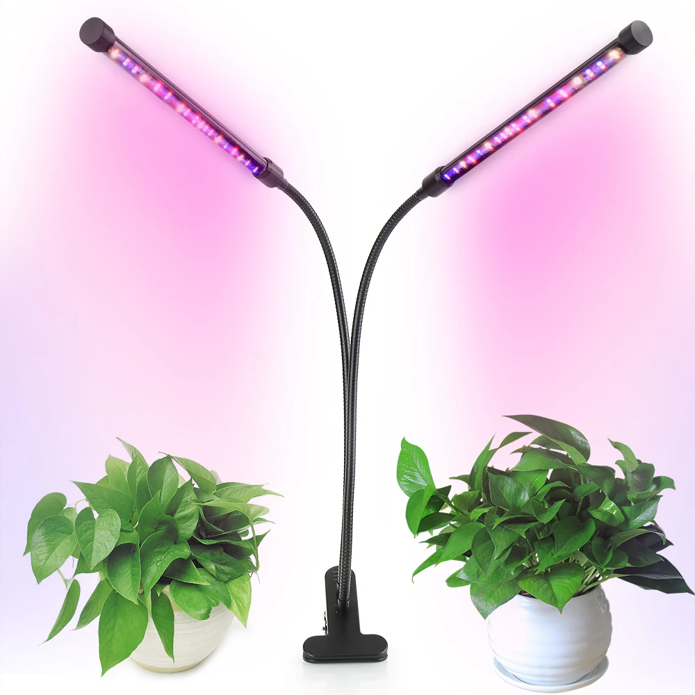 

24W Full Spectrum LED Grow Light Plant Lamp Tube with Remote Controller Timer Phytolamp for flowers seeds Fitolamp