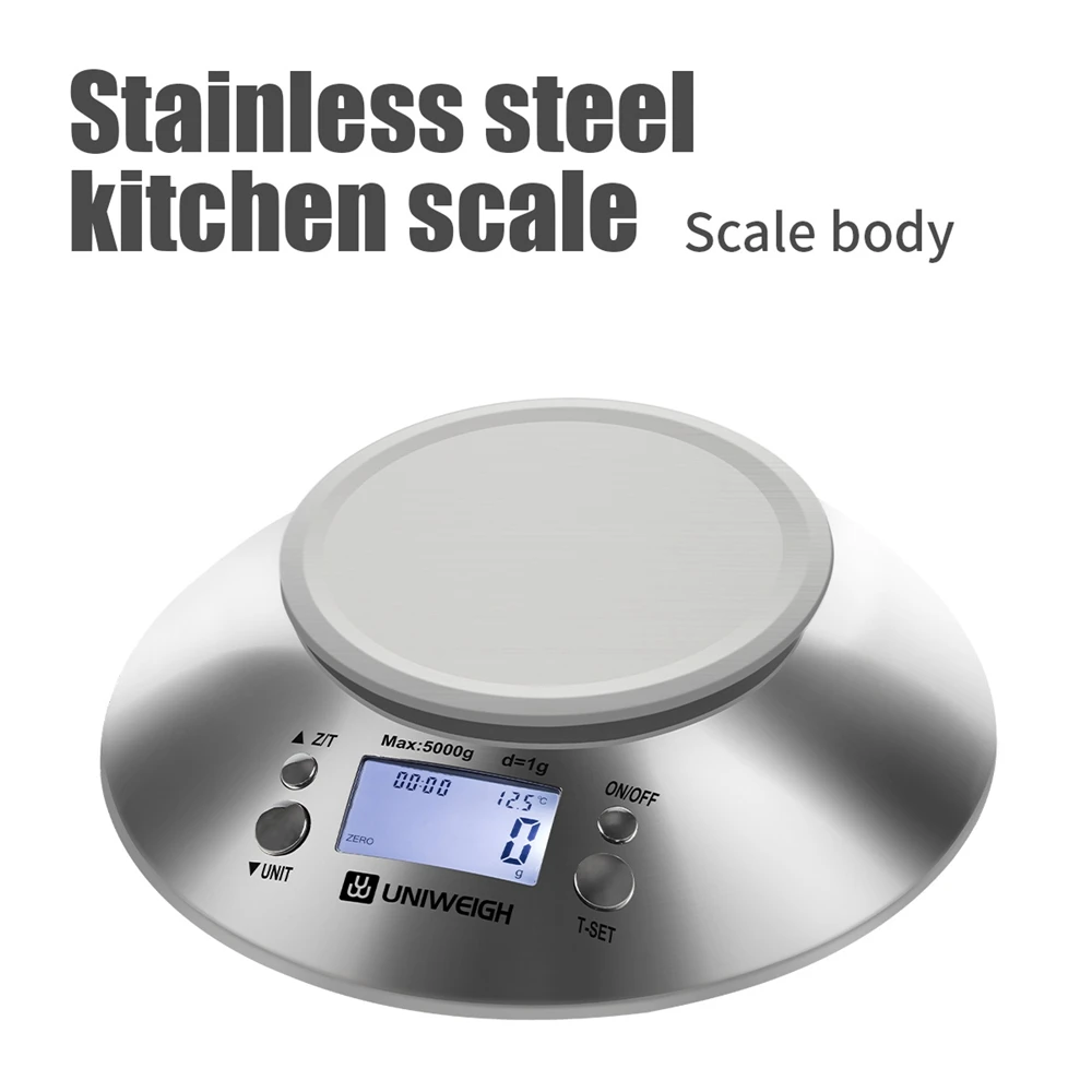 Bascula Digital De Peso Para Comida Gramos Y Onzas Hornear Medir Porciones  11lbs