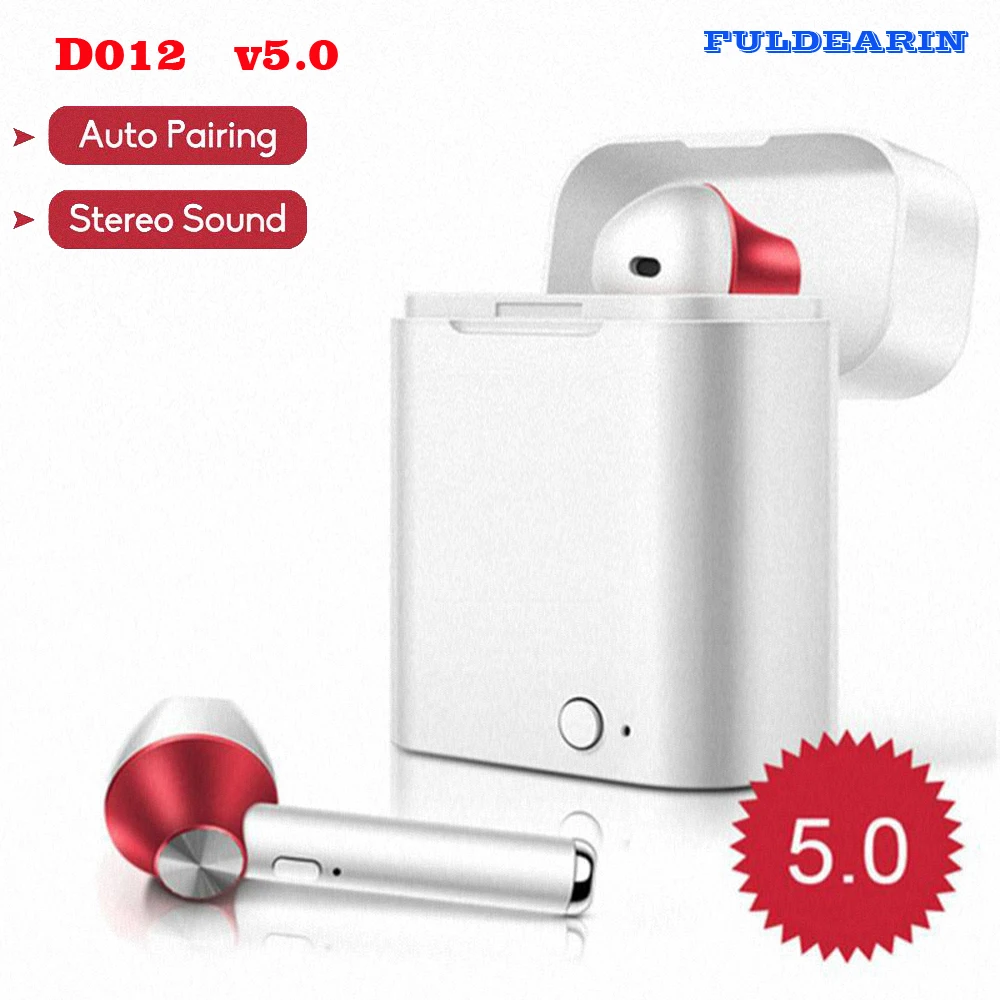 

Factory Lowest Price D012 TWS True Wireless Bluetooth Dual Ear Earphone Earbuds Stereo Headset With Mic For IOS IPhone XS Max X