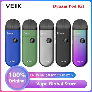 

New Original VEIIK Dynam Pod Kit with 1100mAh Battery & 2ml Pod & 1.2ohm Coil E-Cigarette Vape Kit Vs Minifit / Drag X / Zero