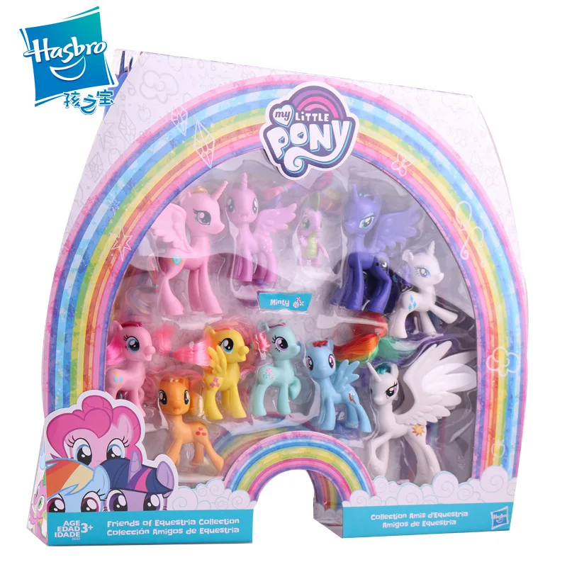 Hasbro mon petit poney jouet arc-en-ciel queue Surprise Collection Pack amis de 11 3 pouces poney personnages figurine à collectionner!