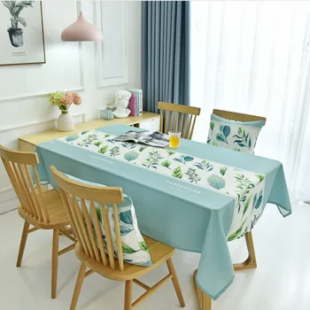 

Simple Table Cloth Rectangular Waterproof Oilproof Table Cover Pastoral Style Geometric Patterns Printed Tablecloths ZB-DS008&40
