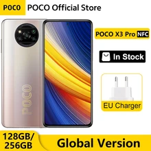 In Stock Global Version POCO X3 Pro 128GB/256GB Snapdragon 860 Smartphone   6.67” 120Hz DotDisplay NFC 33W Charge Quad AI Camera