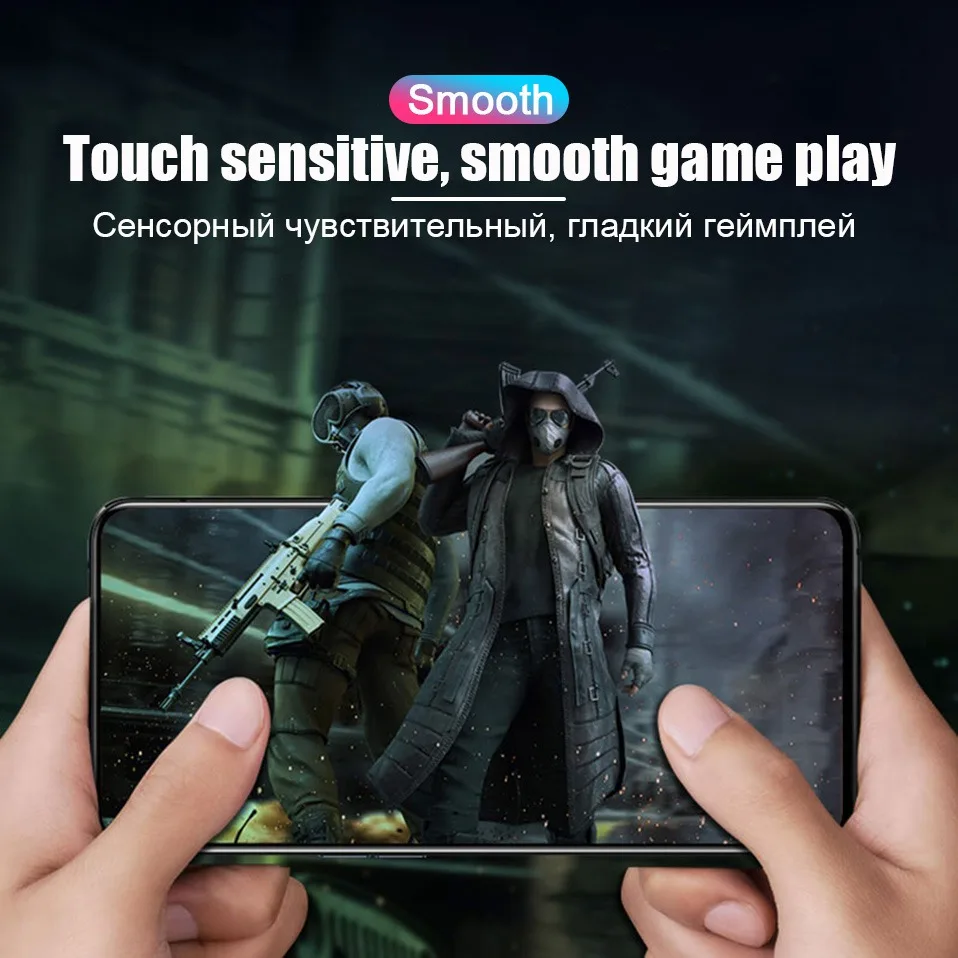 6D Tempered Glass for OPPO Reno 2 Reno2 Z Screen Protective Full Cover Glass for OPPO Realme 3 5 Pro X Q C1 C2 A9-2020 AX5S film (9)