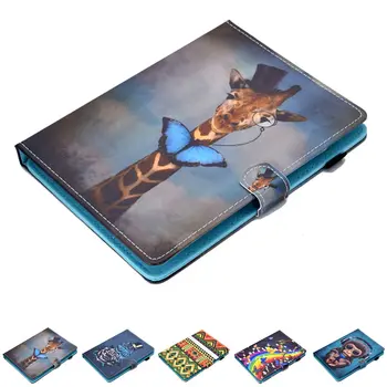 

PU Leather Cartoon Stand Universal 10 Inch Case Cover for VOYO Q101 4G / I8 Plus/i8 Pro 4G 10.1" Tablet Universal Book Cover