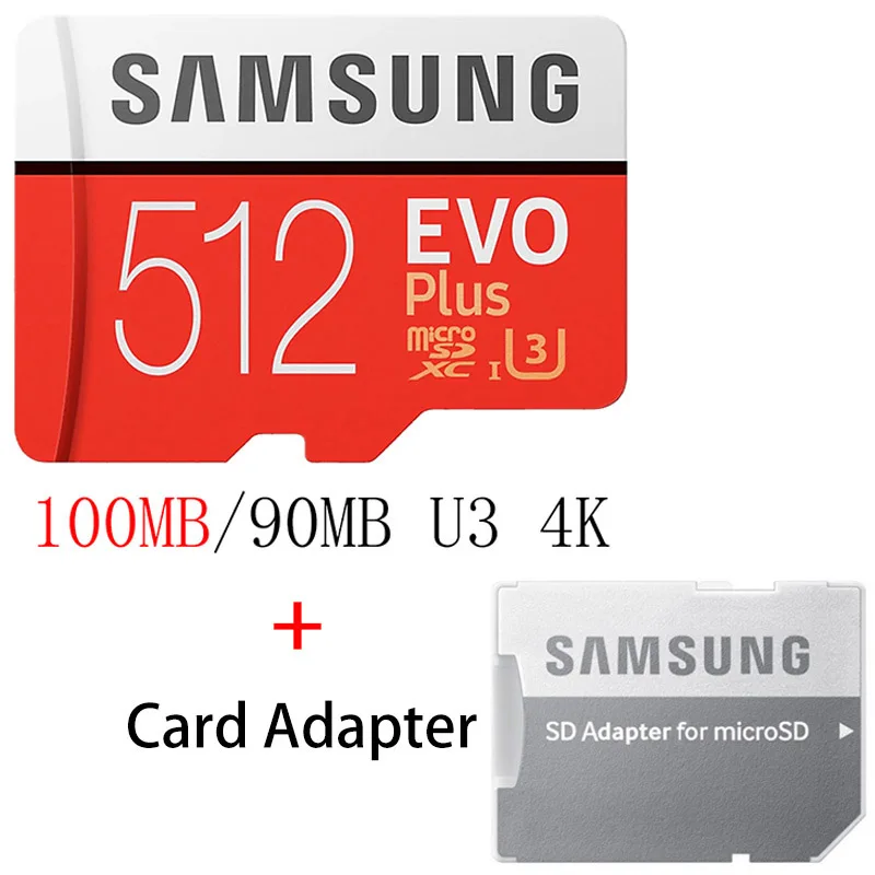 Карта памяти SAMSUNG EVO 32 64 128 Гб Micro SD 128 ГБ 32 ГБ 64 Гб 256 ГБ 512 Гб Micro SD карта SD/TF флэш-карта microSD carte для телефона - Емкость: MB-MC512G-KT5