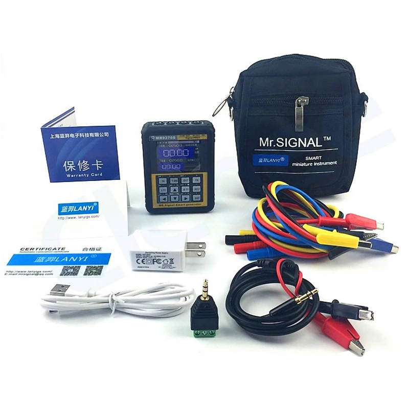 Signal Generator MR9270S+ 4-20mA Signal Generator Calibration Current Voltage PT100 Thermocouple Pressure Transmitter PID Frequency signal generator kit