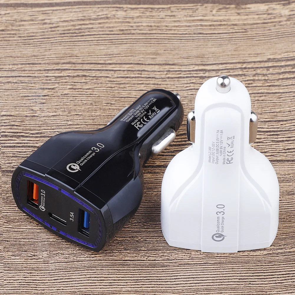 Автомобильное зарядное устройство для телефона Mini Dual USB Автомобильное зарядное устройство 3.5A быстрое зарядное устройство для iPhone 7 8 X Xs универсальное автомобильное зарядное устройство для телефона