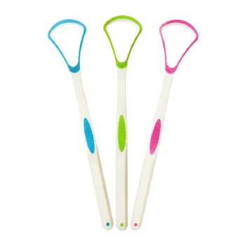 

1pc Silicone Tongue Scraper Oral Tongue Cleaner Brush Fresh Breath Cleaning Coated Tongue Toothbrush Oral Hygiene Care Tools