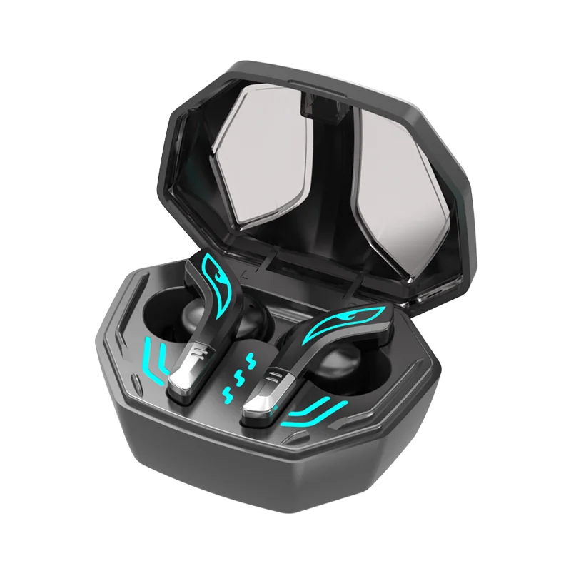 MD158 Bluetooth Earphone True Wireless Cool Design Touch Control Game Mode Noise Cancelling LED Flashing Type-C | Электроника