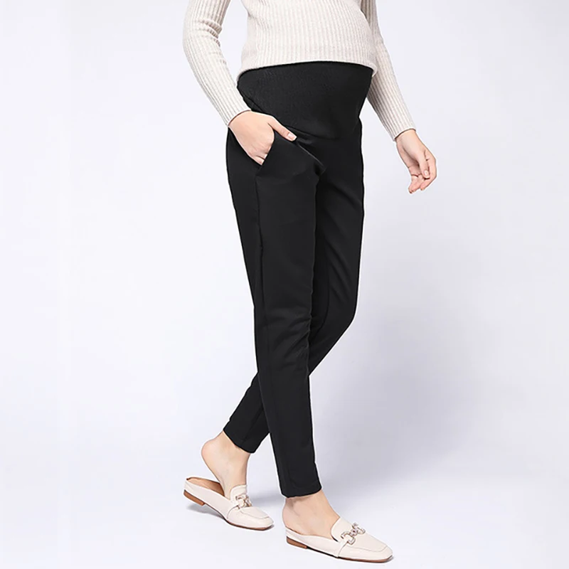 

Maternity Pants Casual Maternity Clothes Summer Pregnancy Clothing for Pregnant Women Fashion black elastic force Pants