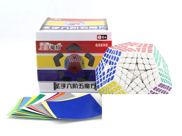 Оригинал, высокое качество, ShengShou Megaminxeds, 6x6x6, магический куб, SengSo, 6x6, скоростная головоломка, рождественский подарок, идеи, детские игрушки