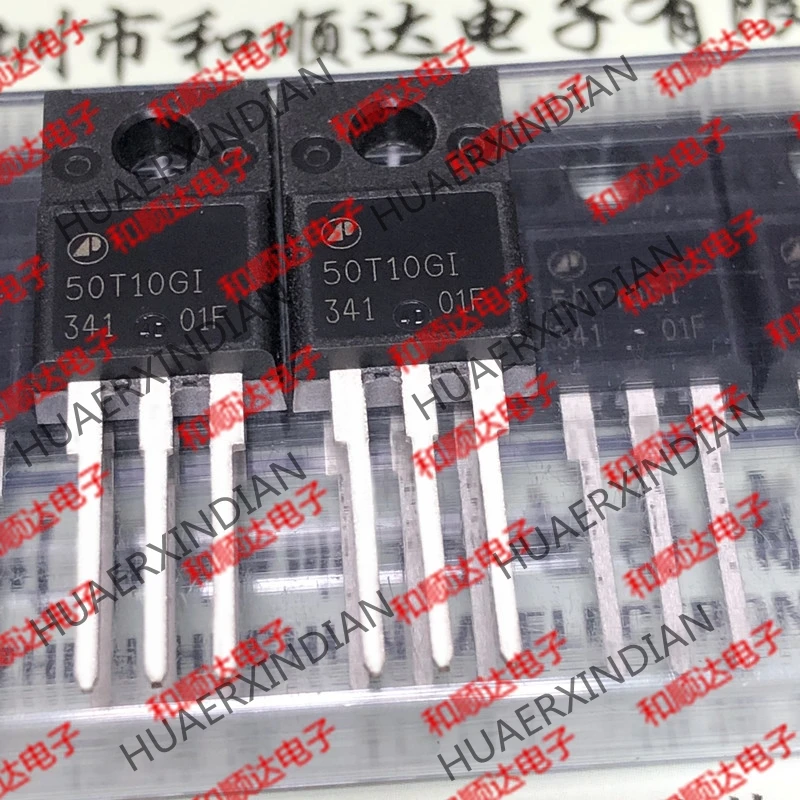 5 шт., новые оригинальные кнопки 50T10GI AP50T10GI-HF TO-220F 100V 21.8A