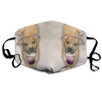 

Mouth Mask Adjustable Anti Dust Face Mask, Pitbull Face Mask For Cycling Camping Travel