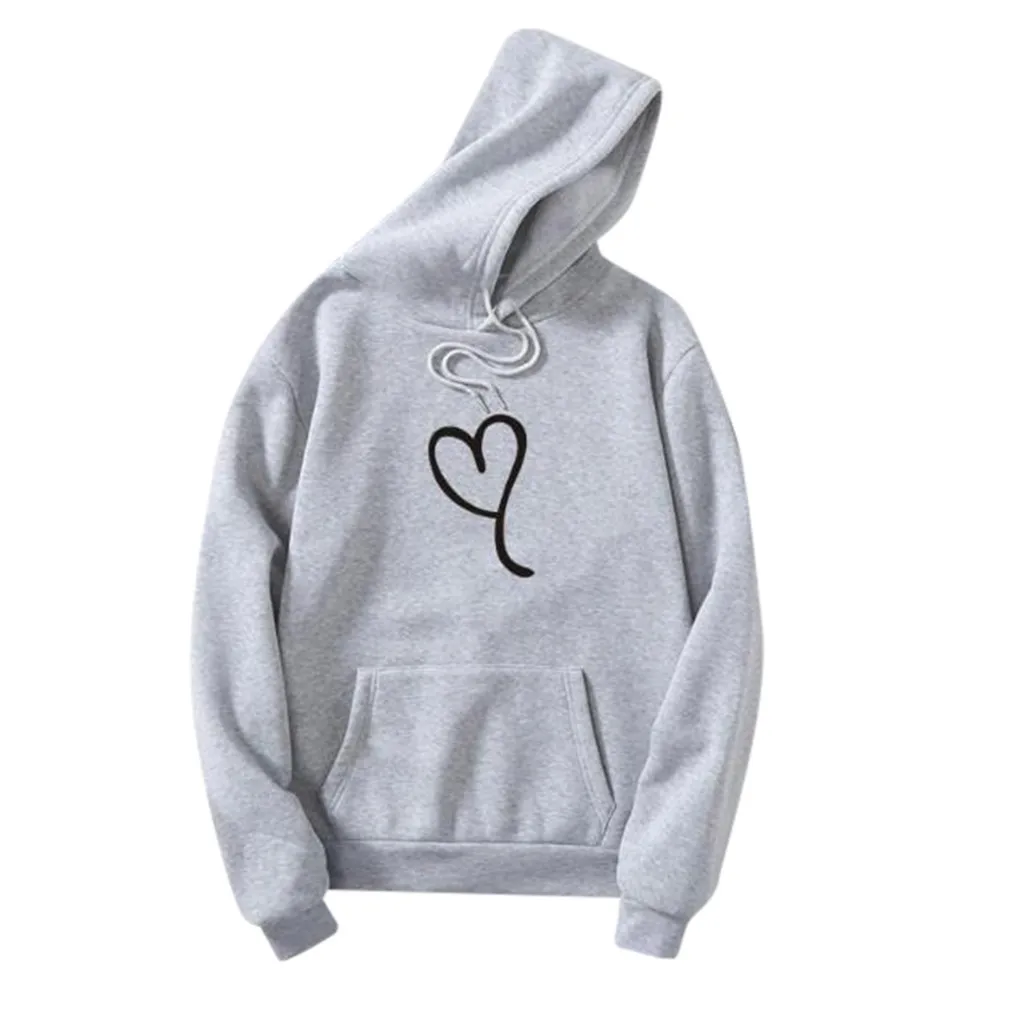 GY Vrouwen En Hoody Dames Повседневные пуловеры с капюшоном для женщин Meisjes Lange Mouw En Najaar, большие размеры# YL5 - Цвет: GY