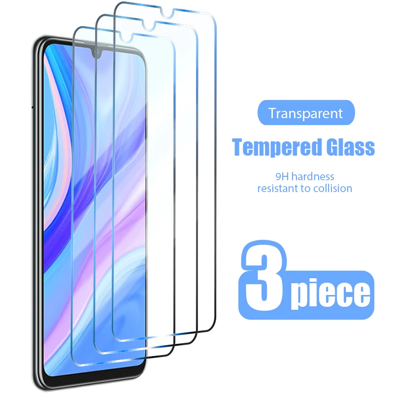 3pcs Protective Glass for Huawei P Smart 2019 2021 Z S Pro Plus Screen Protector for Huawei Y7 Y9 Y5 Y6 2018 2019 Y9S Y8S glass mobile screen protector