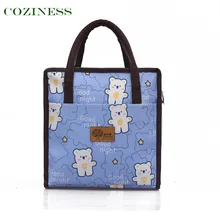 COZINESS bolsa de viaje para mamá, bolso impermeable para biberón de viaje al aire libre, para mantener el calor, de dibujos animados, de alta gama, nailon, multiusos, almacenamiento de pañales
