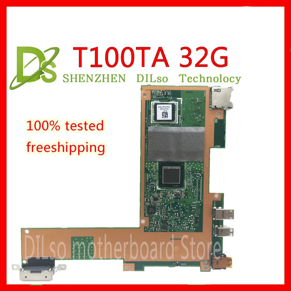Placa do Portátil T100ta para Asus Kefu Teste Trabalho 100% Original T100ta 32g Ssd Rev2.0
