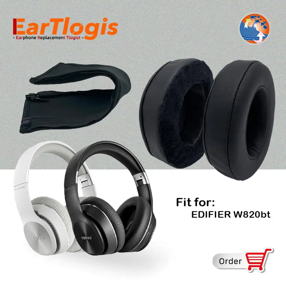Бархатные запасные части для наушников EDIFIER W820bt W-820bt амбушюры гарнитуры бампер
